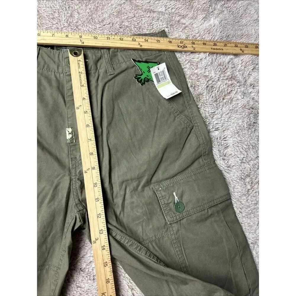 LRG Men’s Lifted Research Group Ripstop Cargo Shorts Green Size 30 New - Picture 6 of 14